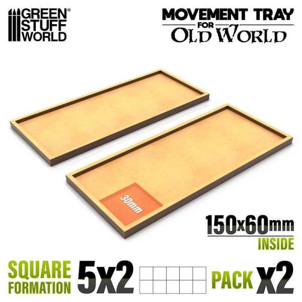 Green Stuff World    MDF Movement Trays 150x60mm - 8435646520698ES - 8435646520698