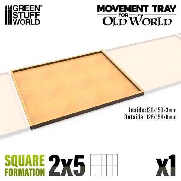 Green Stuff World    MDF Movement Trays Old World 120x150mm - 8435646522630ES - 8435646522630