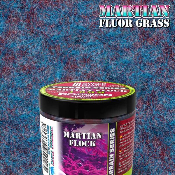 Green Stuff World    Martian Fluor Grass - Neon Stitch Blue  - 200ml - 8435646521169ES - 8435646521169