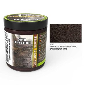 Green Stuff World    Mud Textures - DARK BROWN 250ml - 8435646505022ES - 8435646505022