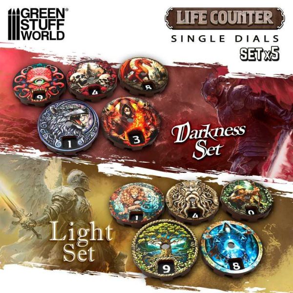 Green Stuff World    Life counters - Darkness Set - 8435646521596ES - 8435646521596