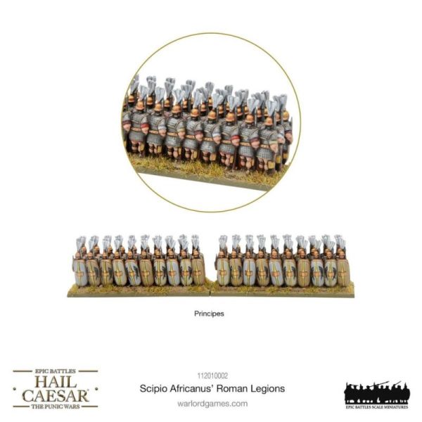 Warlord Games Hail Caesar   Hail Caesar Epic Battles (Punic Wars): Scipio Africanus' Roman Legions - 112010002 -