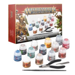 Games Workshop Age of Sigmar   Age of Sigmar Paint and Tools Set - 52170299003 - 5011921219254