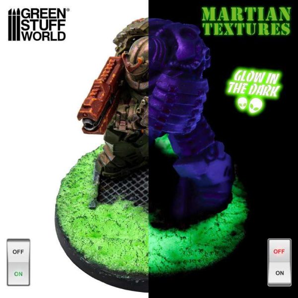 Green Stuff World    Textured Paint - Martian - Fluor Green 30ml - 8435646510750ES - 8435646510750