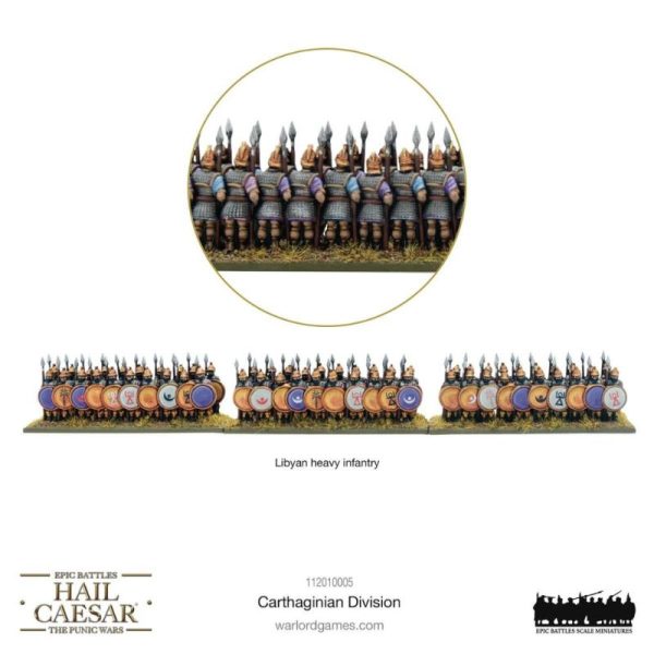 Warlord Games Hail Caesar   Hail Caesar Epic Battles (Punic Wars): Carthaginian Division - 112010005 -