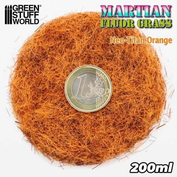 Green Stuff World    Martian Fluor Grass - Neo-Titan Orange - 200ml - 8435646521190ES - 8435646521190