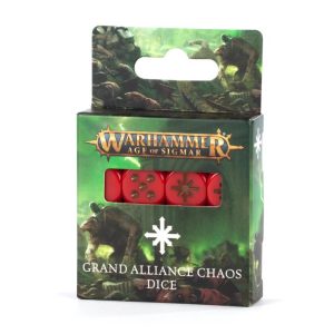 Games Workshop Age of Sigmar   Age Of Sigmar: Grand Alliance Chaos Dice - 99220299106 - 5011921197071