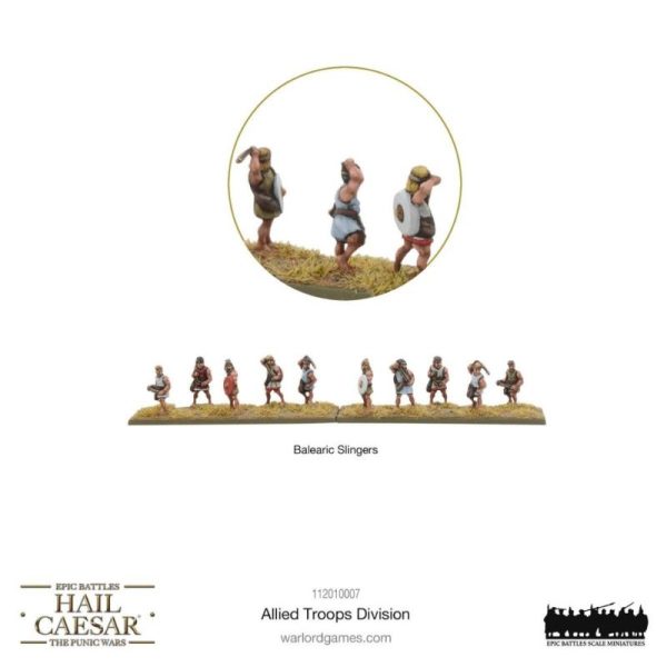 Warlord Games Hail Caesar   Hail Caesar Epic Battles (Punic Wars): Allied Troops Division - 112010007 -