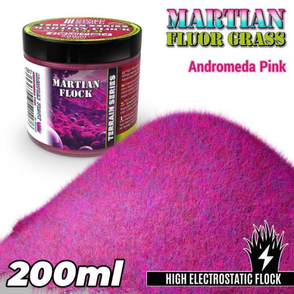 Green Stuff World    Martian Fluor Grass - Andromeda Pink - 200ml - 8435646521176ES - 8435646521176