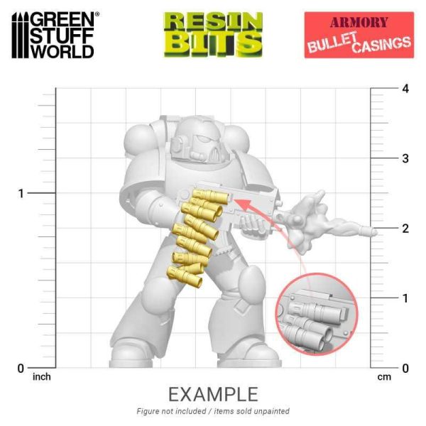 Green Stuff World    3D printed set - Bullet Casings - 8435646518602ES - 8435646518602