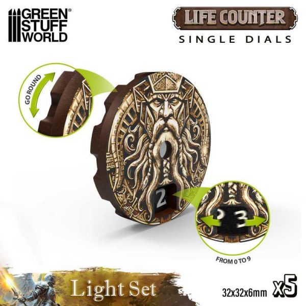 Green Stuff World    Life counters - Light Set - 8435646521602ES - 8435646521602