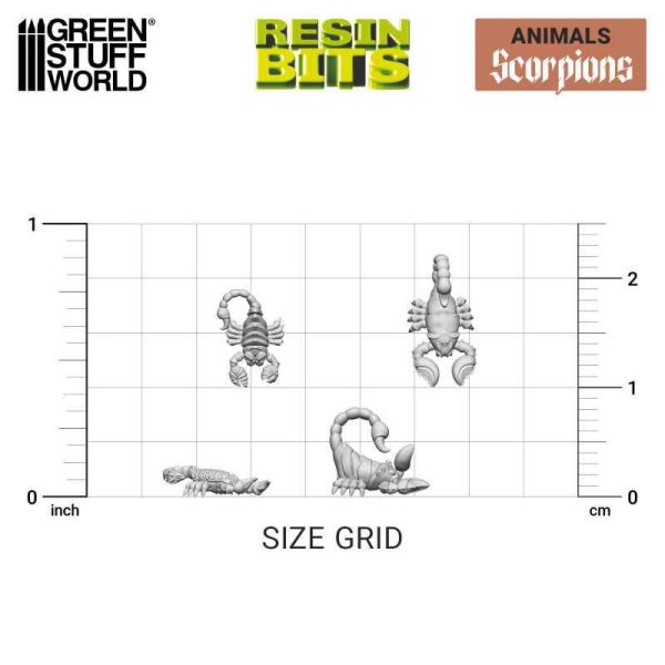 Green Stuff World    3D printed set - Scorpions - 8435646521671ES - 8435646521671