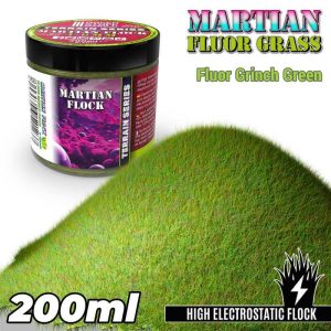 Green Stuff World    Martian Fluor Grass - Grinch Green - 200ml - 8435646521237ES - 8435646521237