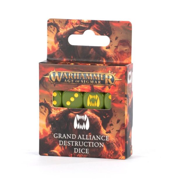 Games Workshop Age of Sigmar   Age of Sigmar: Grand Alliance Destruction Dice - 99220299108 - 5011921226412