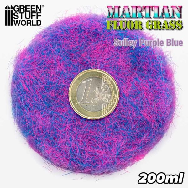 Green Stuff World    Martian Fluor Grass - Sulley purple-blue - 200ml - 8435646521145ES - 8435646521145