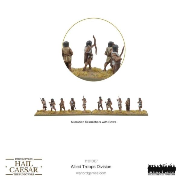 Warlord Games Hail Caesar   Hail Caesar Epic Battles (Punic Wars): Allied Troops Division - 112010007 -