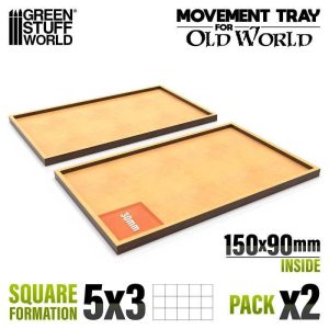 Green Stuff World    MDF Movement Trays 150x90mm - 8435646520704ES - 8435646520704