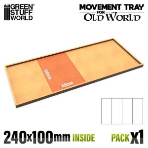 Green Stuff World    MDF Movement Trays - 240x100mm - 8435646522784ES - 8435646522784