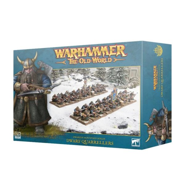 Games Workshop Warhammer: The Old World   Dwarfen Mountain Holds: Dwarf Quarrellers - 99122705003 - 5011921206797