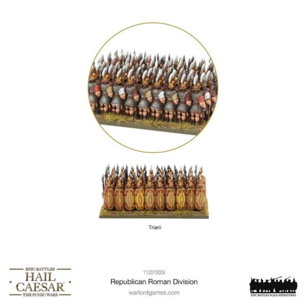 Warlord Games Hail Caesar   Hail Caesar Epic Battles (Punic Wars): Republican Roman Division - 112010004 -