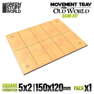 Green Stuff World    MDF Movement Trays - Slimfit 150x120mm - 8435646522845ES - 8435646522845