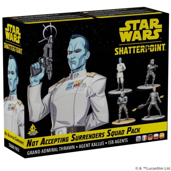 Atomic Mass Star Wars: Shatterpoint   Star Wars Shatterpoint: Not Accepting Surrenders Squad Pack - AMGSWP28 - 841333126162