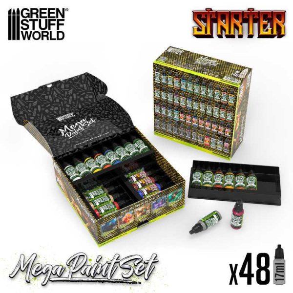 Green Stuff World    Starter Mega Paint Set - 8435646517643ES - 8435646517643