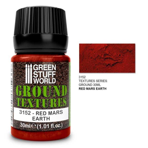 Green Stuff World    Textured Paint - Red Mars Earth 30ml - 8435646505121ES - 8435646505121