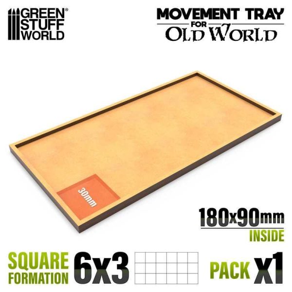 Green Stuff World    MDF Movement Trays 180x90mm - 8435646520711ES - 8435646520711