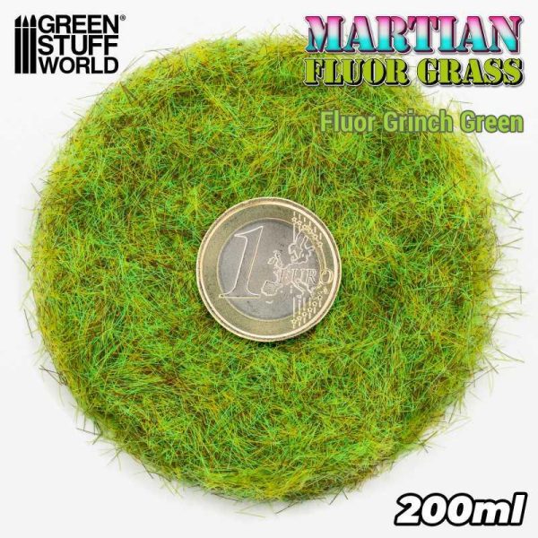 Green Stuff World    Martian Fluor Grass - Grinch Green - 200ml - 8435646521237ES - 8435646521237