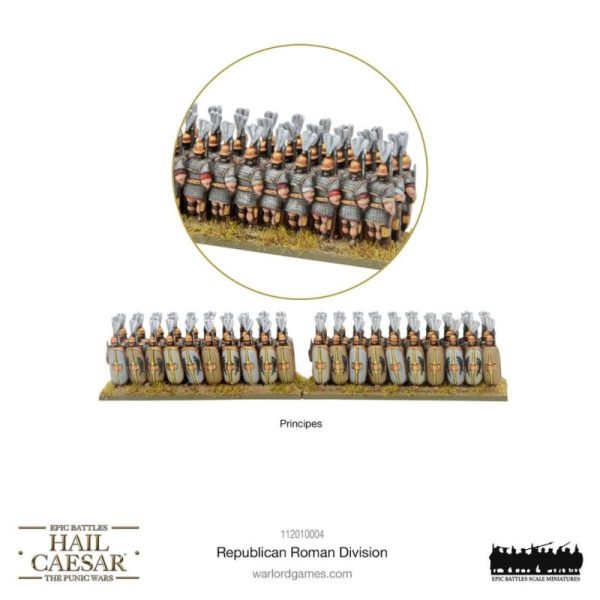 Warlord Games Hail Caesar   Hail Caesar Epic Battles (Punic Wars): Republican Roman Division - 112010004 -