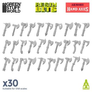 Green Stuff World    3D printed set - Hand Axes - 8435646522920ES - 8435646522920