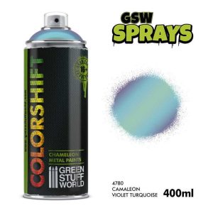 Green Stuff World    SPRAY Chameleon VIOLET TURQUOISE 400ml - 8435646521404ES - 8435646521404