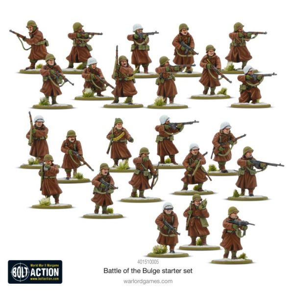 Warlord Games Bolt Action   Bolt Action: Battle of the Bulge Starter Set - 401510005 - 5060917993548