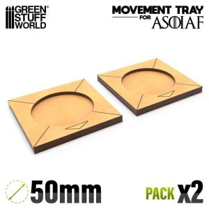 Green Stuff World    MDF Movement Trays ASOIAF - 50mm - 8435646520834ES - 8435646520834