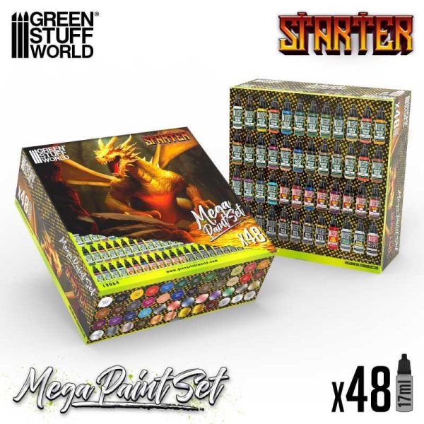 Green Stuff World    Starter Mega Paint Set - 8435646517643ES - 8435646517643