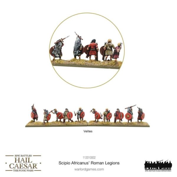 Warlord Games Hail Caesar   Hail Caesar Epic Battles (Punic Wars): Scipio Africanus' Roman Legions - 112010002 -