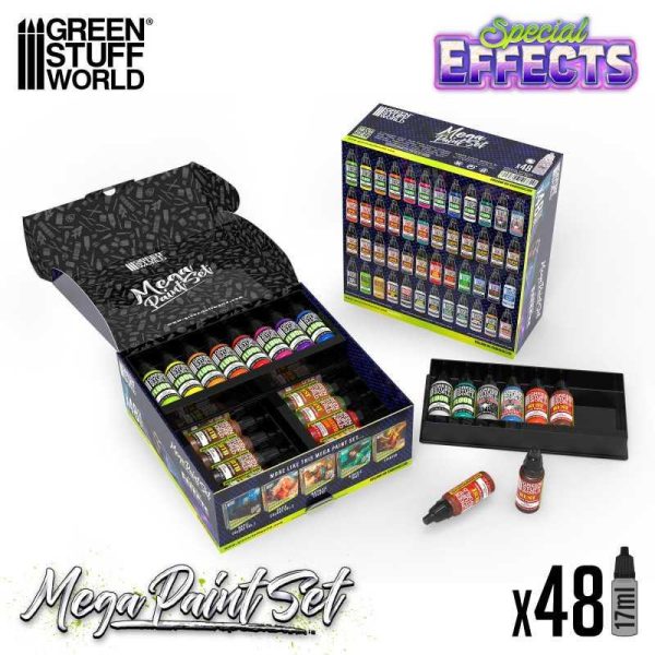 Green Stuff World    Special Effects Mega Paint Set - 8435646517629ES - 8435646517629