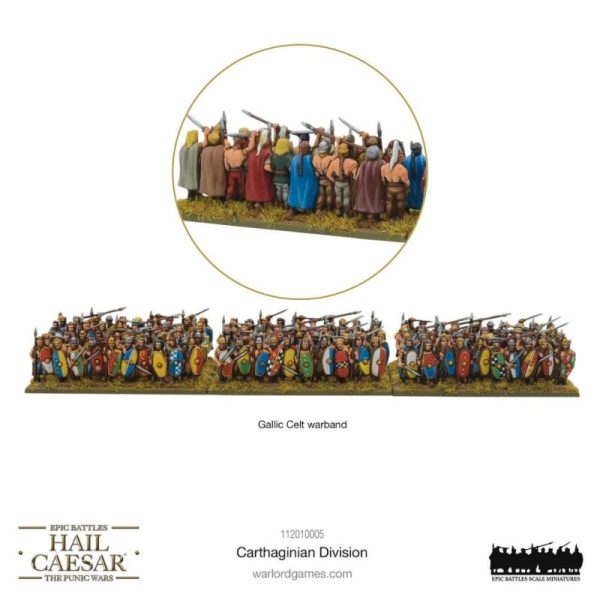 Warlord Games Hail Caesar   Hail Caesar Epic Battles (Punic Wars): Carthaginian Division - 112010005 -