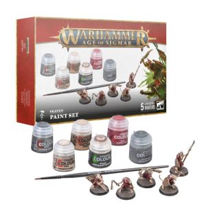 Games Workshop Age of Sigmar   Age of Sigmar Skaven Paint Set - 52170206001 - 5011921219285