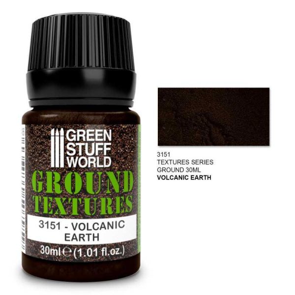 Green Stuff World    Textured Paint - Volcanic Earth 30ml - 8435646505114 - 8435646505114