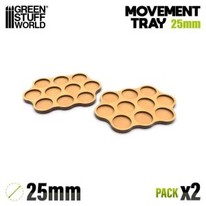 Green Stuff World    MDF Movement Trays - SlimFit AOS 28.5mm - 8435646520797ES - 8435646520797