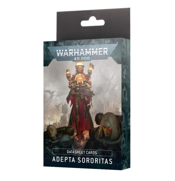 Games Workshop Warhammer 40,000   Datasheet Cards: Adepta Sororitas - 60050108010 - 5011921220250