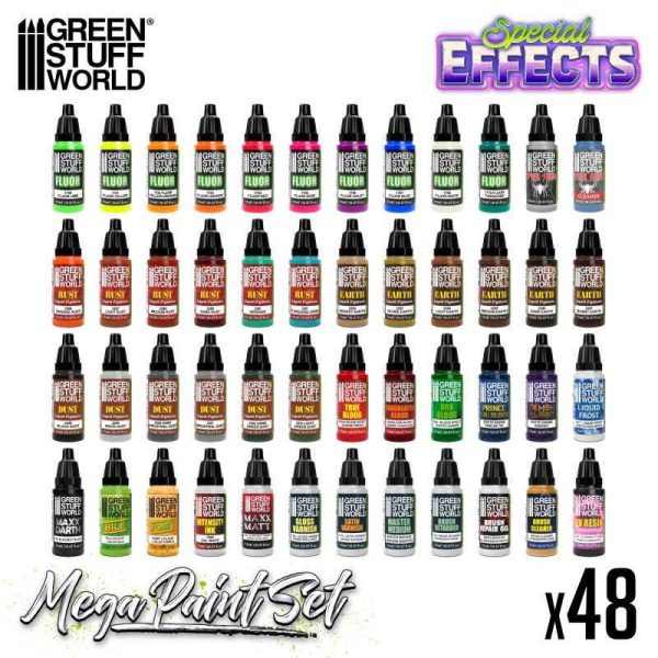 Green Stuff World    Special Effects Mega Paint Set - 8435646517629ES - 8435646517629