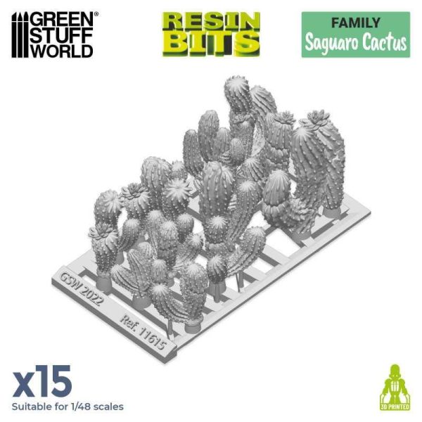 Green Stuff World    3D printed set - Saguaro Cactus - 8435646511153ES - 8435646511153