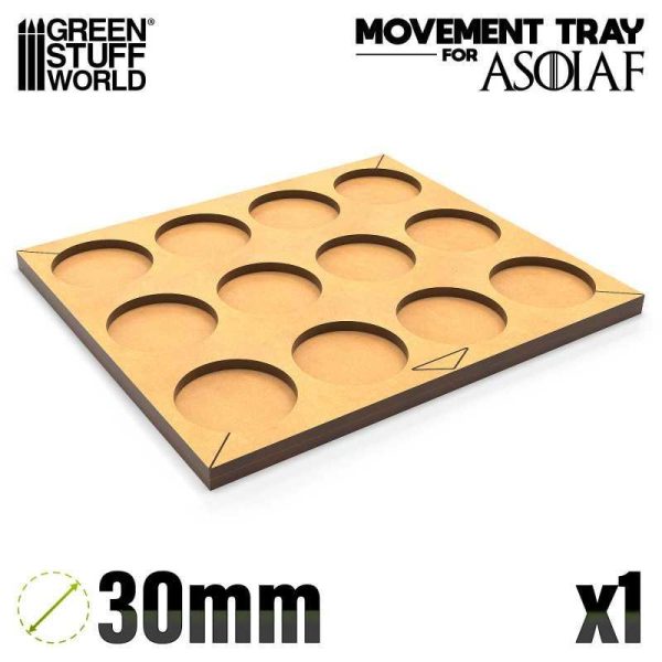 Green Stuff World    MDF Movement Trays ASOIAF - 50mm 12x1 - 8435646520858ES - 8435646520858