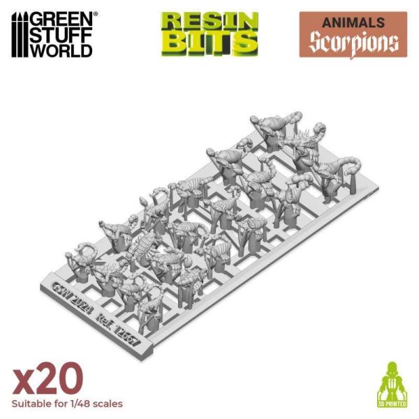 Green Stuff World    3D printed set - Scorpions - 8435646521671ES - 8435646521671