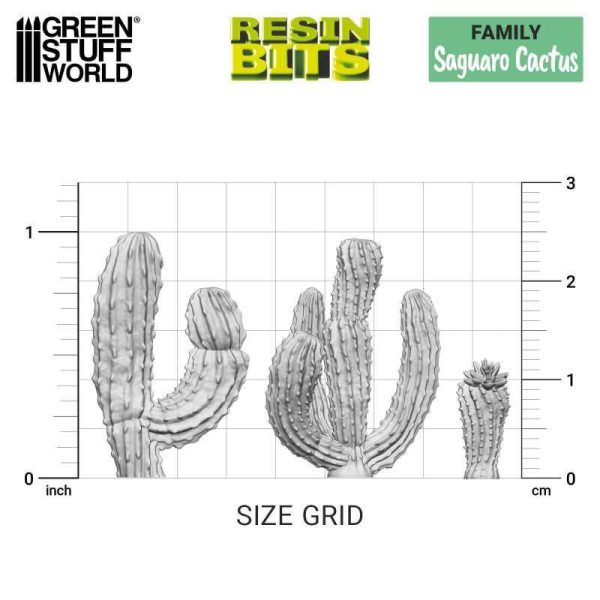 Green Stuff World    3D printed set - Saguaro Cactus - 8435646511153ES - 8435646511153