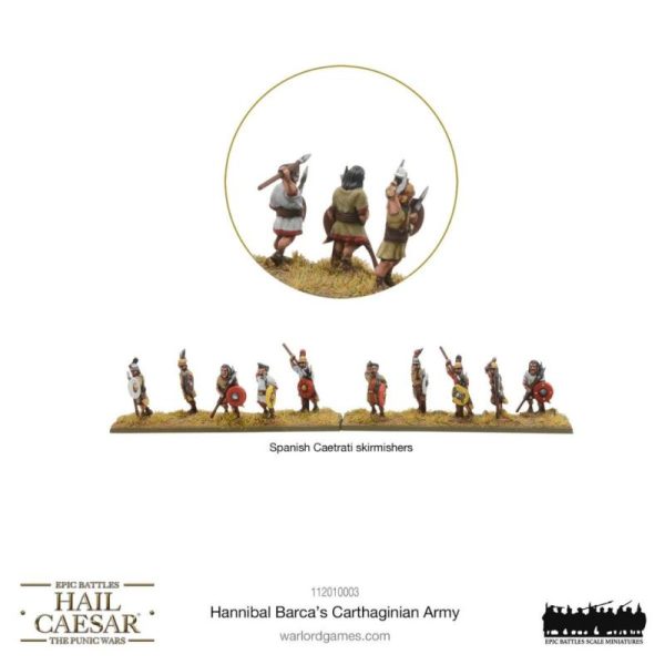 Warlord Games Hail Caesar   Hail Caesar Epic Battles (Punic Wars): Hannibal Barca's Carthaginian Army - 112010003 -