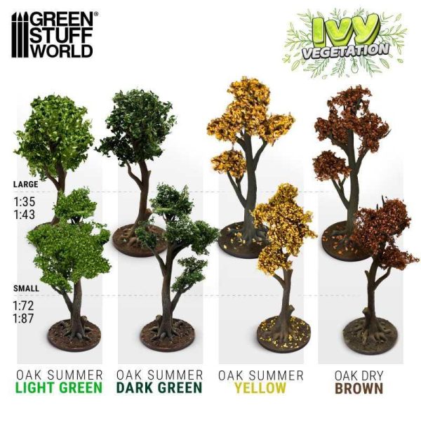 Green Stuff World    Ivy Foliage - Light Green Oak - Large - 8435646519920ES - 8435646519920